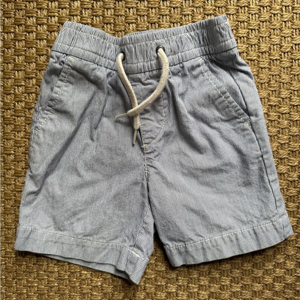 Baby Gap blue/white striped shorts toddler size 2